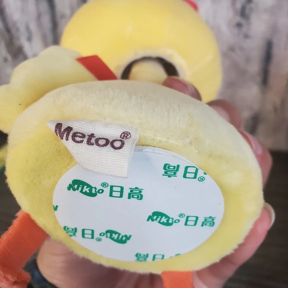 Metoo Yellow Plush Duck Bobblehead‎ Good Luck Stuffed Car Charm 7